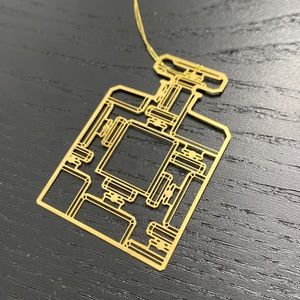 Chanel N5 Gold Ornament